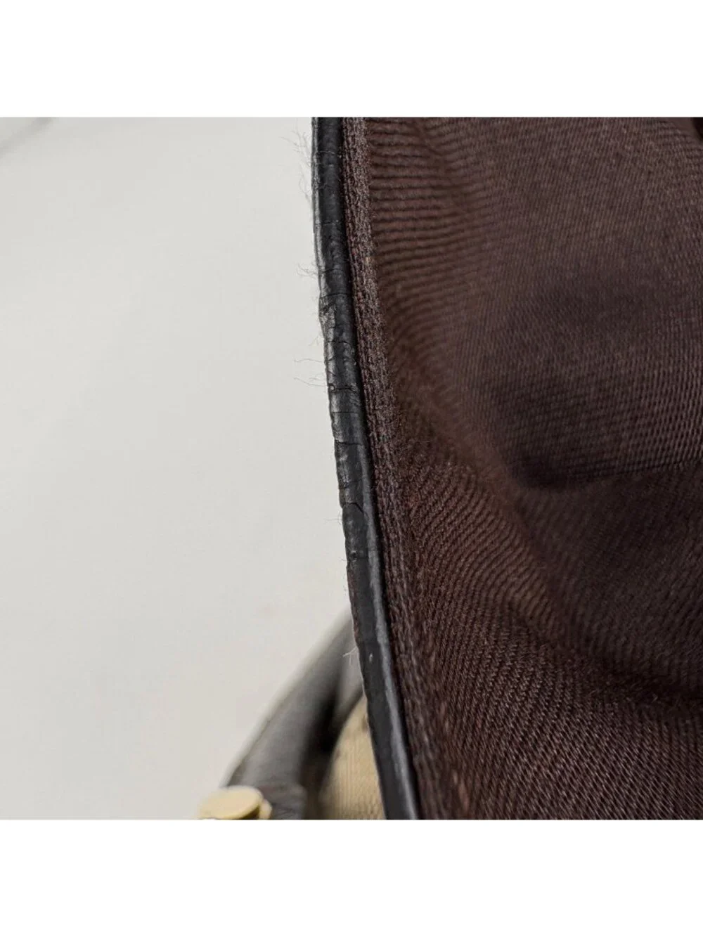 Gucci GG Pattern 2-Way Shoulder Bag Abbey Canvas Brown - Picture 7 of 8